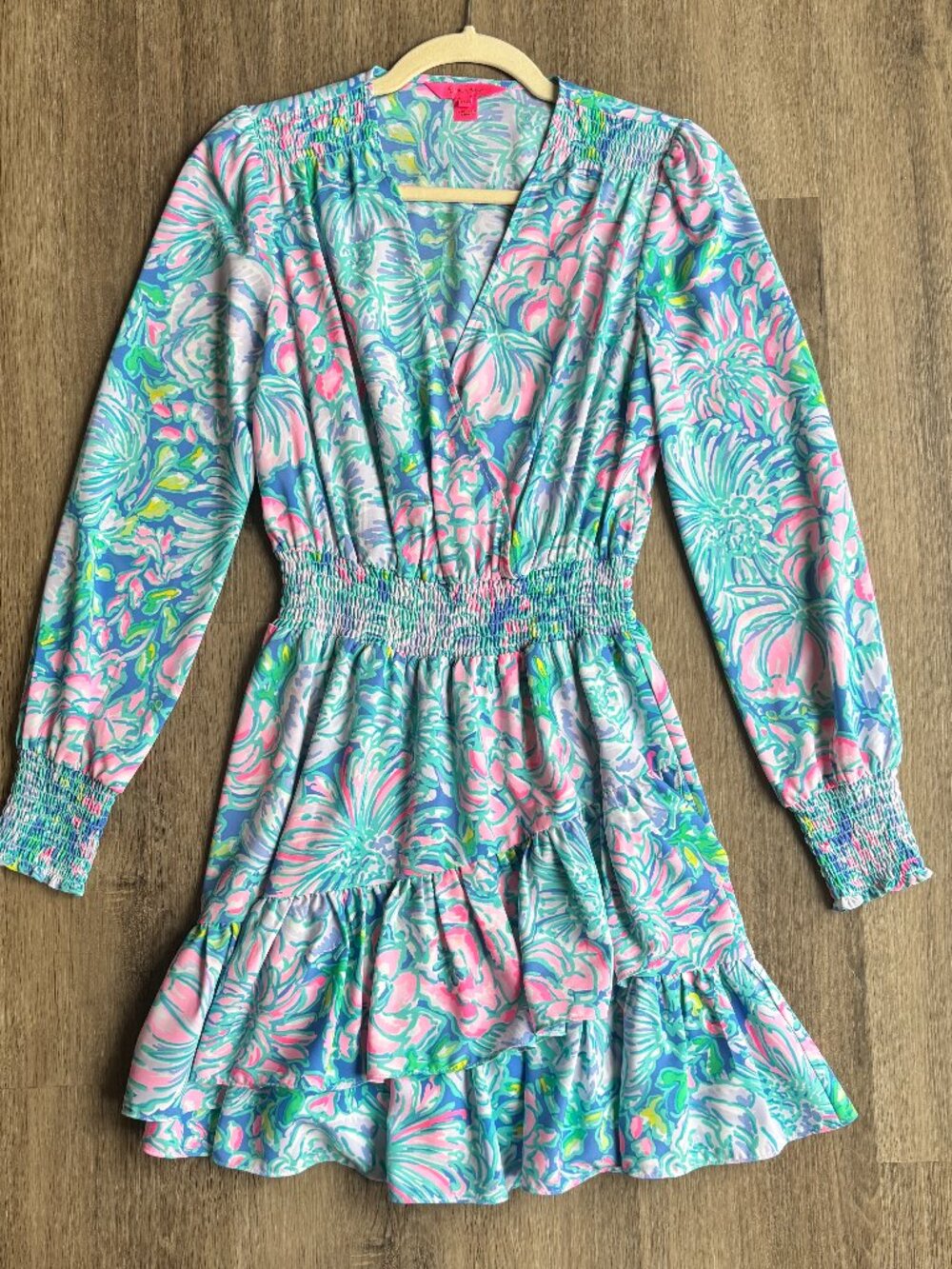 Lilly Pulitzer Cristiana Stretch Dress in Full Bloom Lileeze - Picture 2 of 8